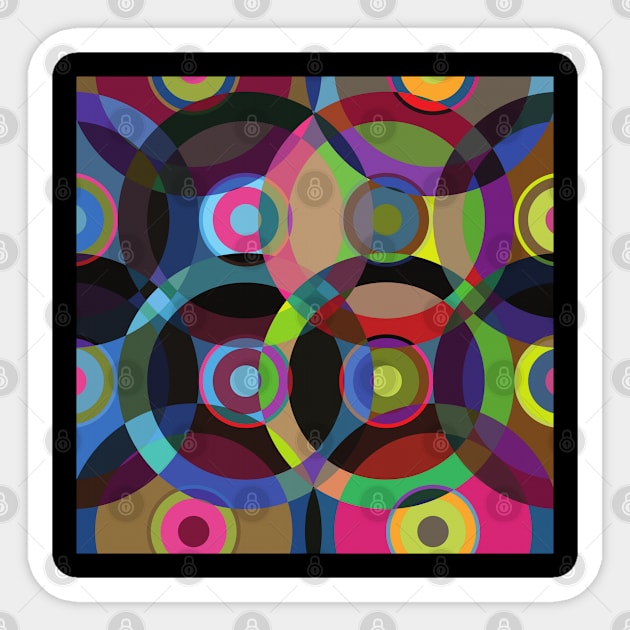 Colorful Abstract Background Sticker by skullgangsta